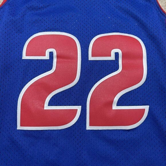 Tayshaun Prince Detroit Pistons Reebok Swingman Stitched Jersey Small Length +2 - Picture 5 of 11
